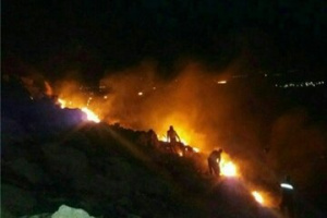 مهار آتش سوزی گسترده در پارک کوهستانی دراک