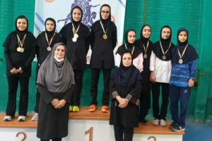 عنوان سوم دختران فارس در مسابقات کشوری بدمینتون