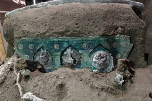 کشف ارابه فاخر در شهر مدفون شده «پمپئی» ایتالیا