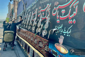 گزارش تصویری| مراسم عزاداری روز عاشورا در شهرستان خمین