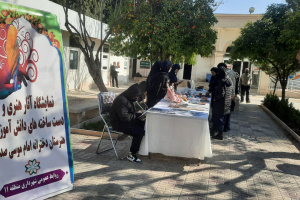 برگزاری نمایشگاه آثار هنری دانش آموزان در شهرداری منطقه یازده