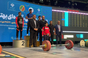 عنوان دوم فارس در مسابقات وزنه برداری المپیاد استعدادهای برتر پسر کشور
