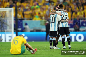 گزارش تصویری| دیدار آرژانتین - استرالیا