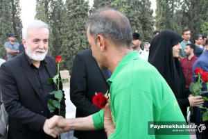 گزارش تصویری| مراسم اعزام کاروان خادمین موکب حضرت احمد بن موسی شاهچراغ (ع) شهرداری شیراز به مرز شلمچه