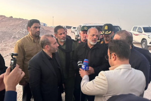 بازدید وزیر کشور از جاده برکت و مسیر تردد زوار در مرز بین المللی خسروی