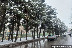 گزارش تصویری| بارش برف در اراک
