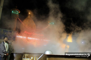 گزارش تصویری| سمنوپزان در حرم مطهر حضرت سید علاالدین حسین (ع)