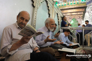گزارش تصویری| مراسم قرائت دعای عرفه در حرم مطهر حضرت شاهچراغ (ع)