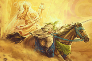 مباهات سیدالشهدا (ع) به امیرالمومنین (ع) در روز عاشورا