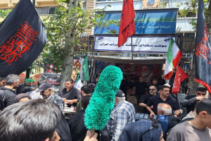 پذیرایی و اسکان زائران مراسم وداع با آقای شهید در موکب شهدای شرکت مخابرات ایران