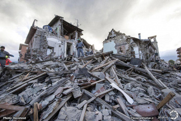 زلزله مرکز ایتالیا