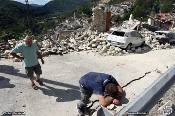 زلزله مرکز ایتالیا