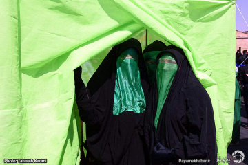 خیمه سوزان روز عاشورا در شیراز