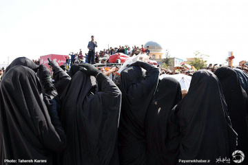 خیمه سوزان روز عاشورا در شیراز