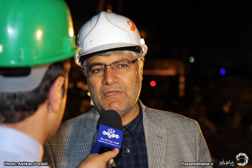 بازدید شبانه شهردار شیراز از پروژه پل کابلی حضرت و