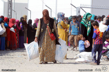 فرار غیر نظامی ها از موصل