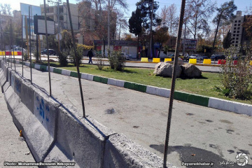 میدان قصردشت شیراز بسته شد