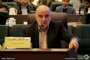 زین العابدین عرب، عضو شورای اسلامی شهر شیراز در جل