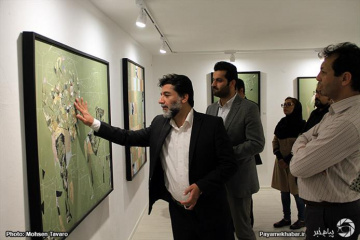 بازدید مدیر کل فرهنگ و ارشاد اسلامی از برخی گالری 