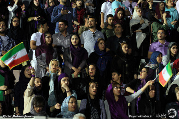 تجمع هواداران روحانی در حافظیه شیراز
