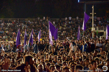تجمع هواداران روحانی در شیراز 2