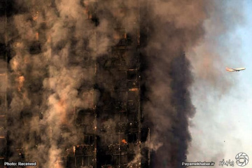 آتش سوزی آپارتمانی در لندن