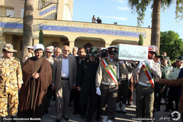 استقبال از شهدای گمنام در شیراز