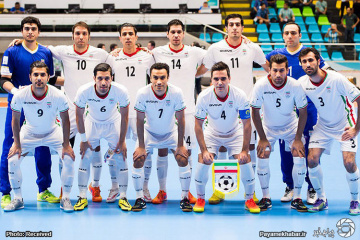 دیدار تیم های ملی فوتسال روسیه و ایران در جام جهان