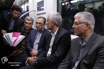 آیین افتتاح شانزدهمین ایستگاه خط یک مترو شیراز