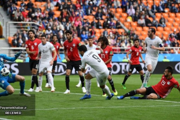 بازی اروگوئه - مصر - جام جهانی ۲۰۱۸