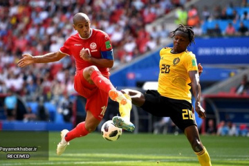 بازی بلژیک - تونس - جام جهانی ۲۰۱۸