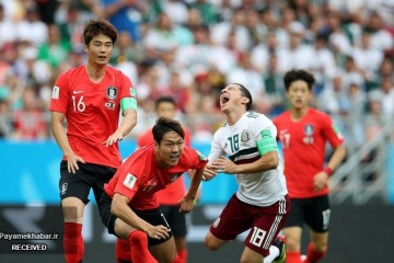 بازی کره جنوبی - مکزیک - جام جهانی ۲۰۱۸
