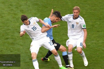 بازی اروگوئه - روسیه - جام جهانی ۲۰۱۸