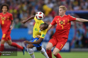 بازی بلژیک - برزیل - جام جهانی ۲۰۱۸