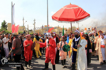 مراسم خیمه سوزی روز عاشورا در شیراز