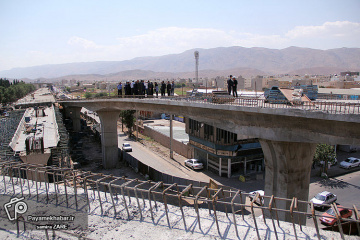 بازدید شهردار شیراز از تقاطع سه سطحی امیرکبیر - مط