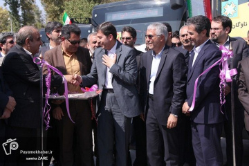 آئین رونمایی از ۱۸۵ دستگاه اتوبوس شهری در شیراز