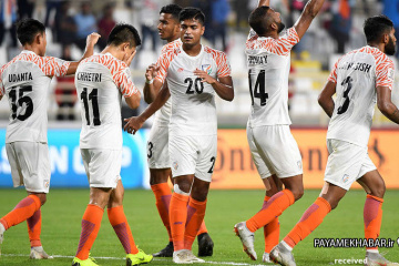جام ملت های آسیا 2019 بازی هند - تایلند