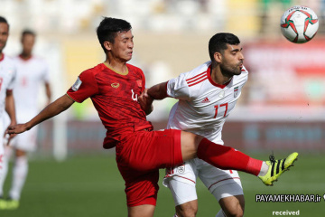 جام ملت های آسیا 2019 بازی ایران - ویتنام