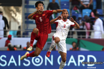 جام ملت های آسیا بازی ویتنام - اردن