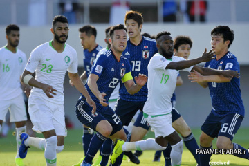 جام ملت های آسیا بازی ژاپن - عربستان
