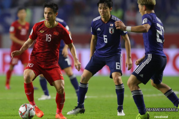 جام ملت های آسیا بازی ژاپن - ویتنام