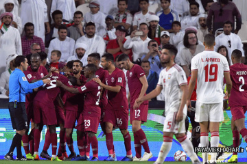 جام ملت های آسیا بازی امارات - قطر