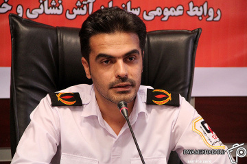محمدهادی قانع، نشست خبری مدیر عامل آتش نشانی شیراز