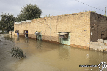 سیل در «بامدژ» خوزستان