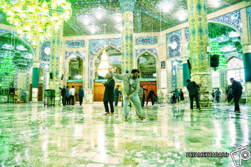 غبارروبی مسجد مقدس جمکران