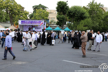 راهپیمایان روز قدس در تهران