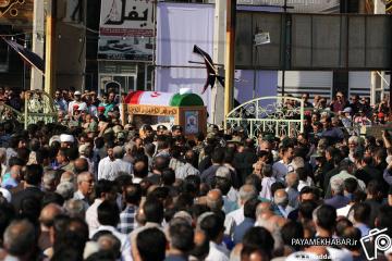 تشییع امام جمعه شهید کازرون