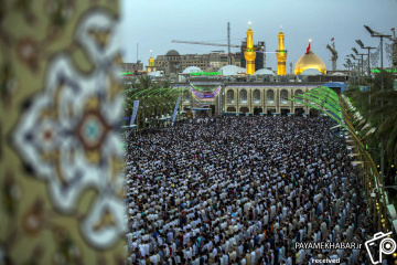 اقامه نماز عید سعید فطر در کربلای معلی