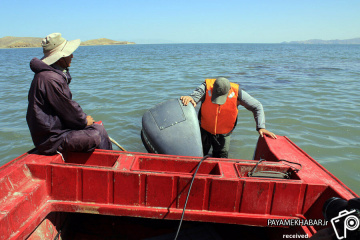 محیط بانان جزایر دریاچه ارومیه
